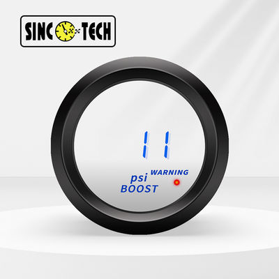 LED ডিসপ্লে 2'' বুস্ট গেজ বার টার্বো মিটার সিনকো টেক 6112B অটো মোবাইল 12V